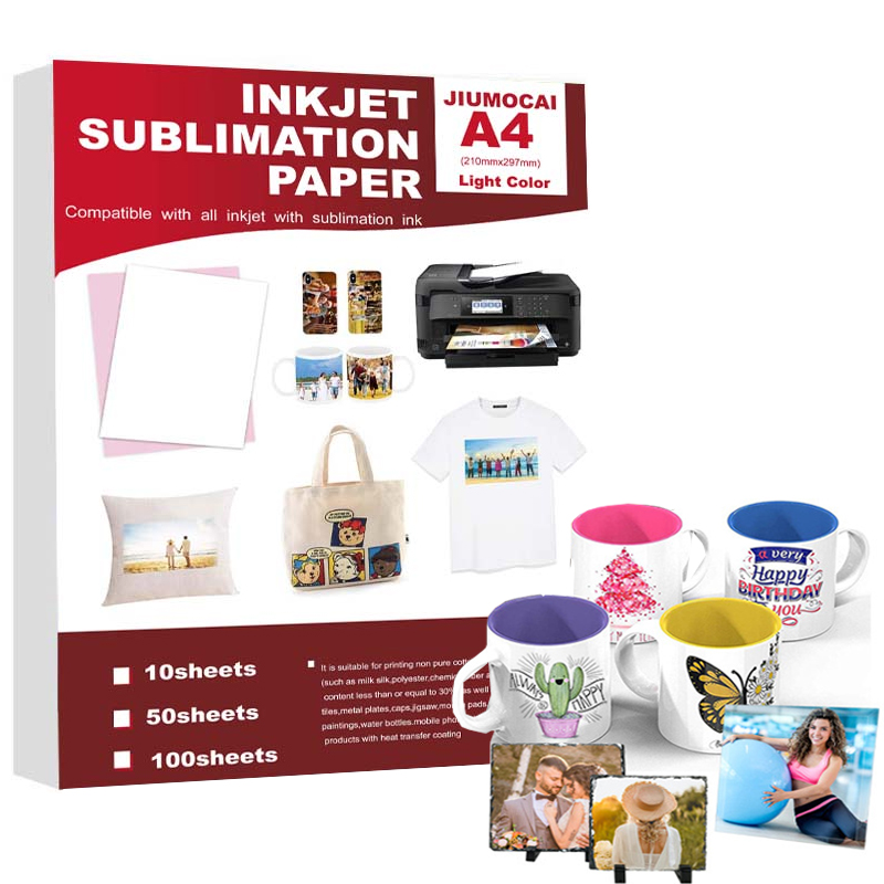White Toner Transfer Paper - 50 sztuk A4 sublimacyjny papier termotransferowy