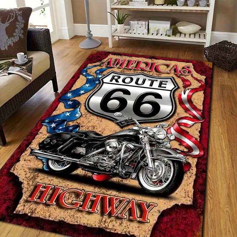 Commercial Road Printing - Dywan flanelowy Route 66 The Mother