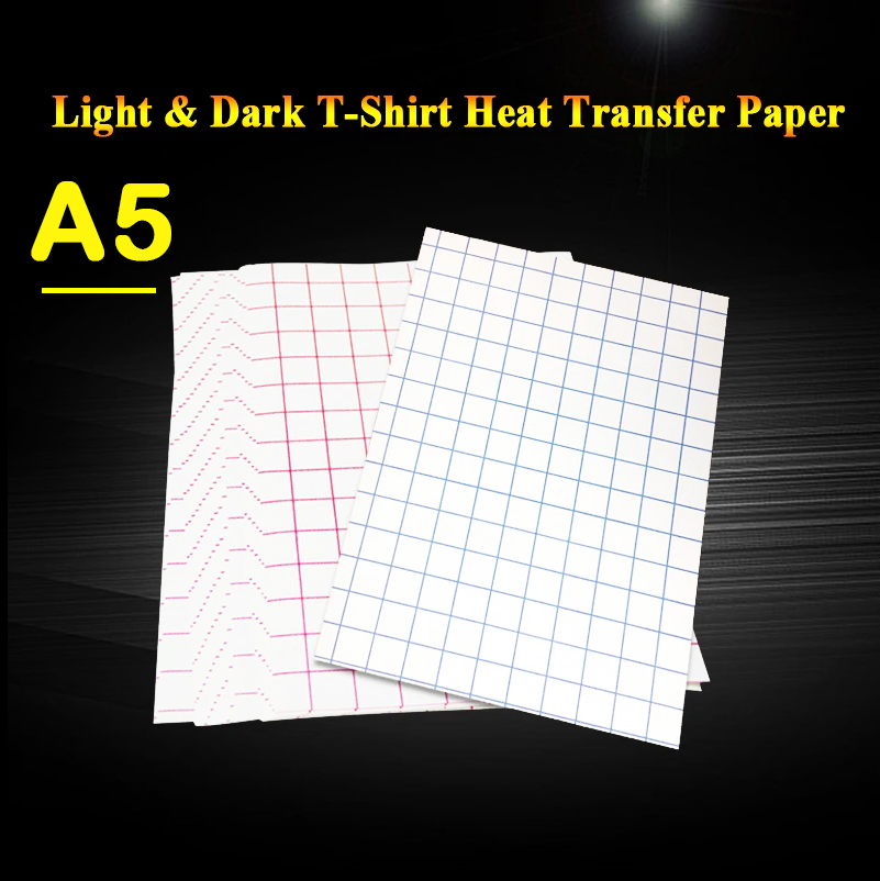 White Toner Transfer Paper - 20 arkuszy papieru termotransferowego do drukarek