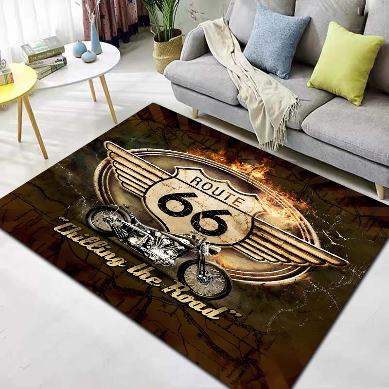 Dywan flanelowy Route 66 The M – Commercial Road Printing recenzja i cena