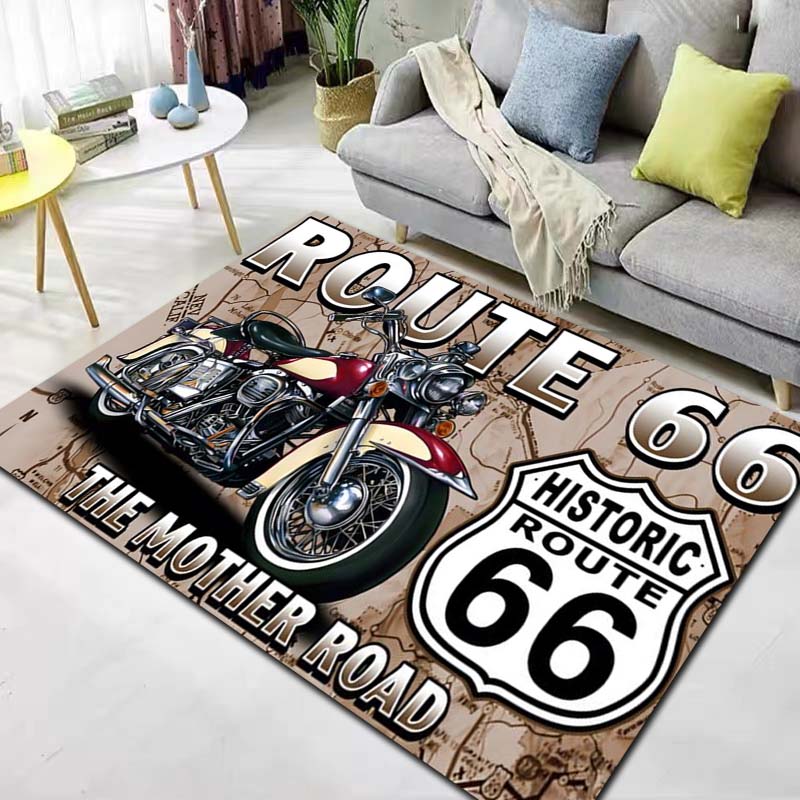 Dywan flanelowy Route 66 The M – Commercial Road Printing recenzja i cena