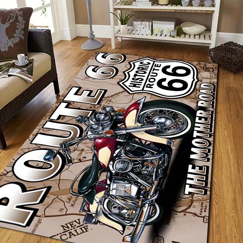 Dywan flanelowy Route 66 The M – Commercial Road Printing recenzja i cena