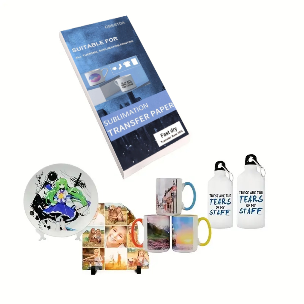 100 arkuszy sublimacyjny papie – White Toner Transfer Paper recenzja i cena